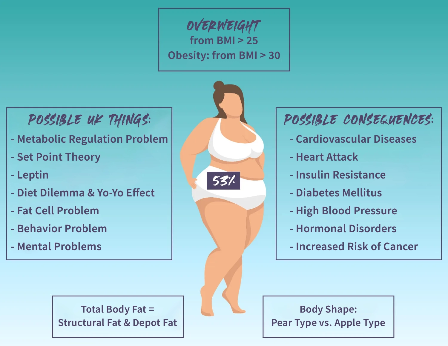 The Causes of Obesity: A Comprehensive Analysis: Obesity brings not only aesthetic problems, but can also cause serious health problems...